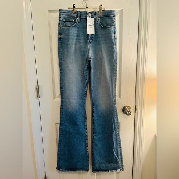 10 Crosby Derek Lam High Rise Flare Jeans NWT!! - Picture 8 of 8